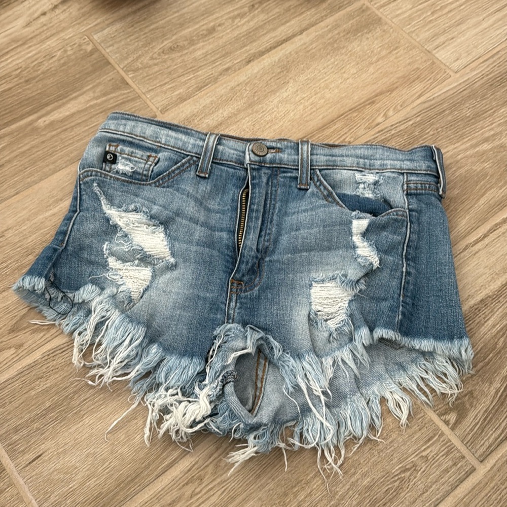 Kancan Jean shorts, super stretch